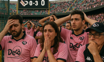 Palermo Monza 0-3 sconfitta Barbera giocatori delusi 28 ottobre 2025 Serie B