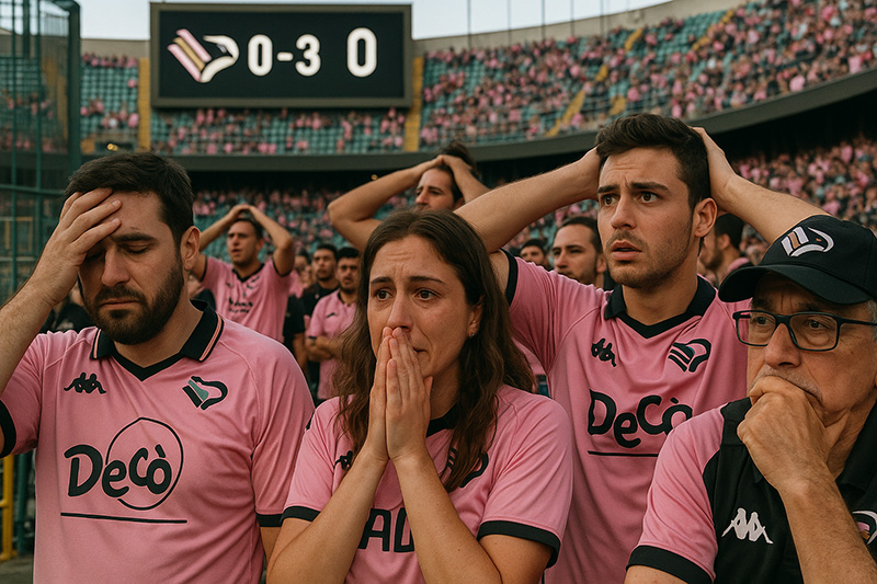 Palermo Monza 0-3 sconfitta Barbera giocatori delusi 28 ottobre 2025 Serie B