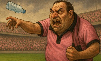 tifoso bottiglietta di plastica