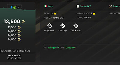 pierozzi team of the week
